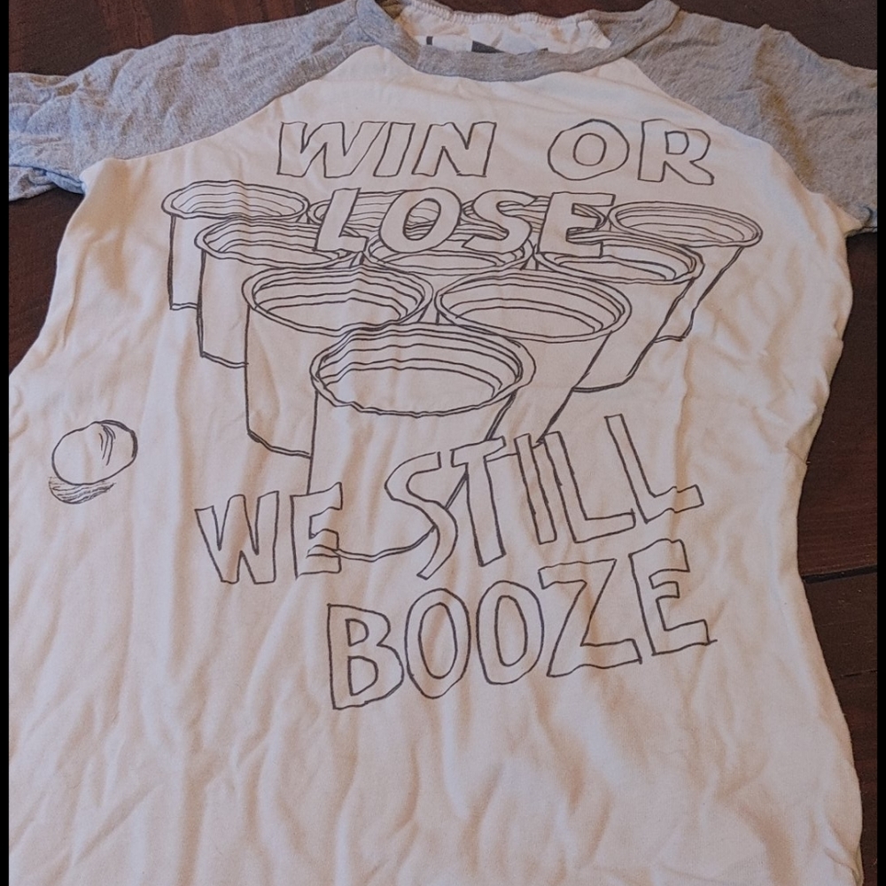 Win or lose booze t-shirt urban outfitters